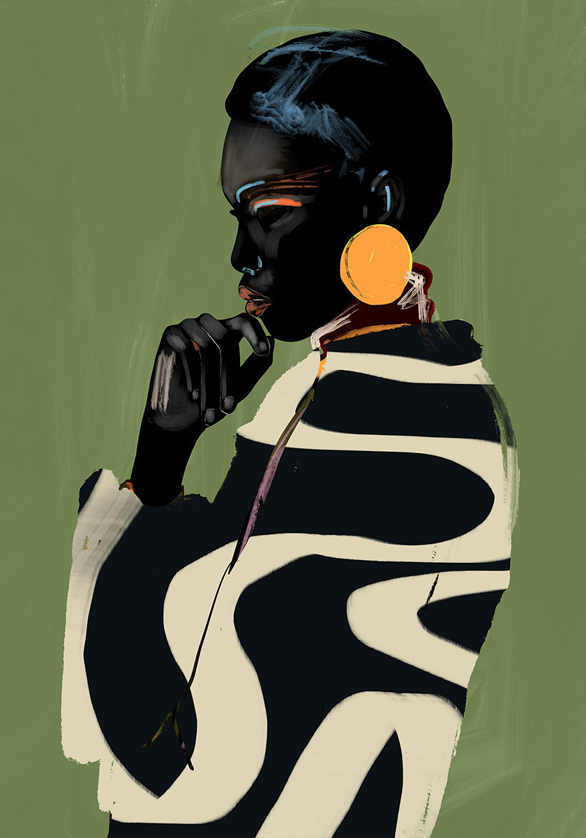 Bold Contemplation Poster