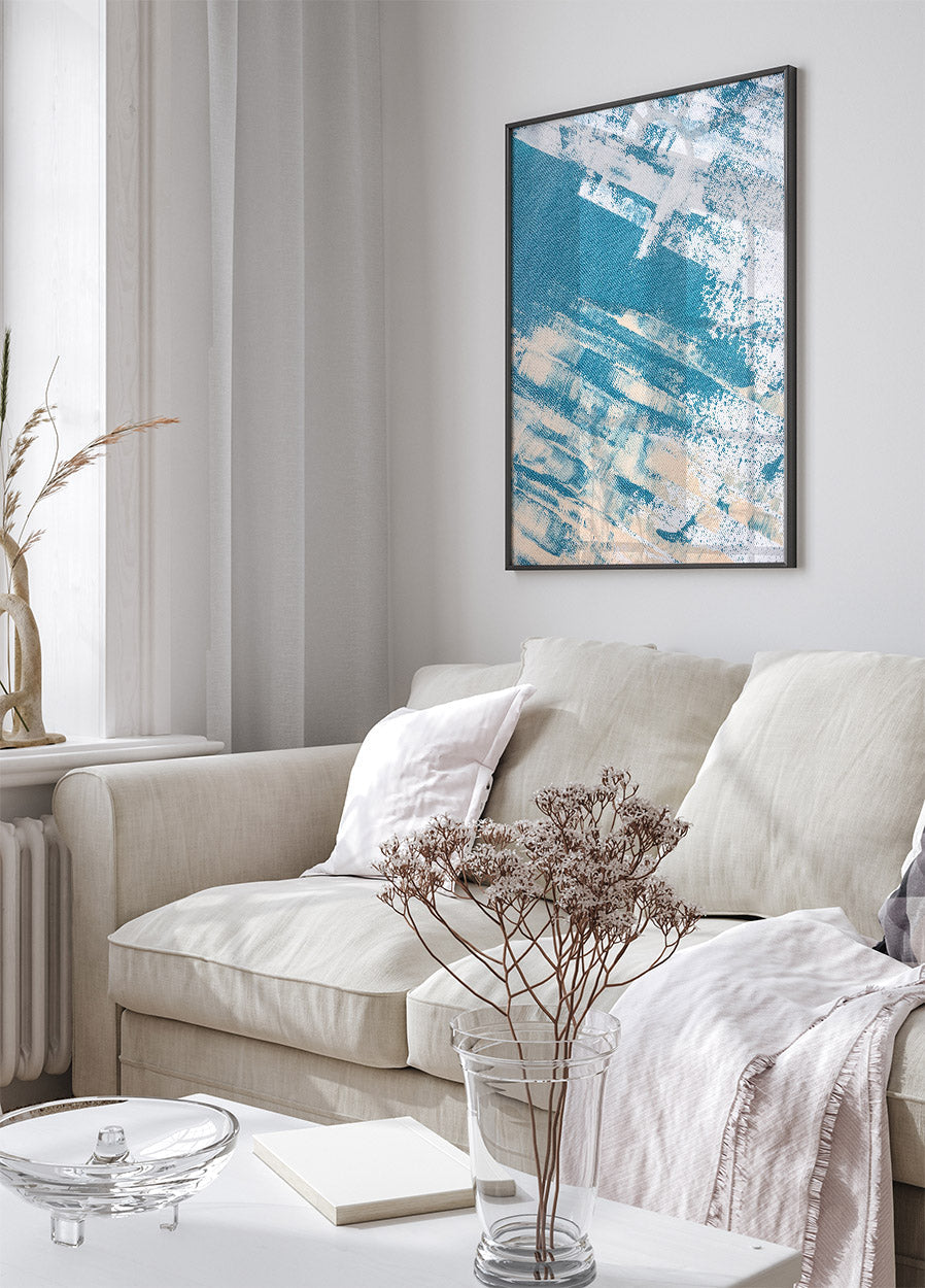 Painted with Texture Poster - Posterbox.no