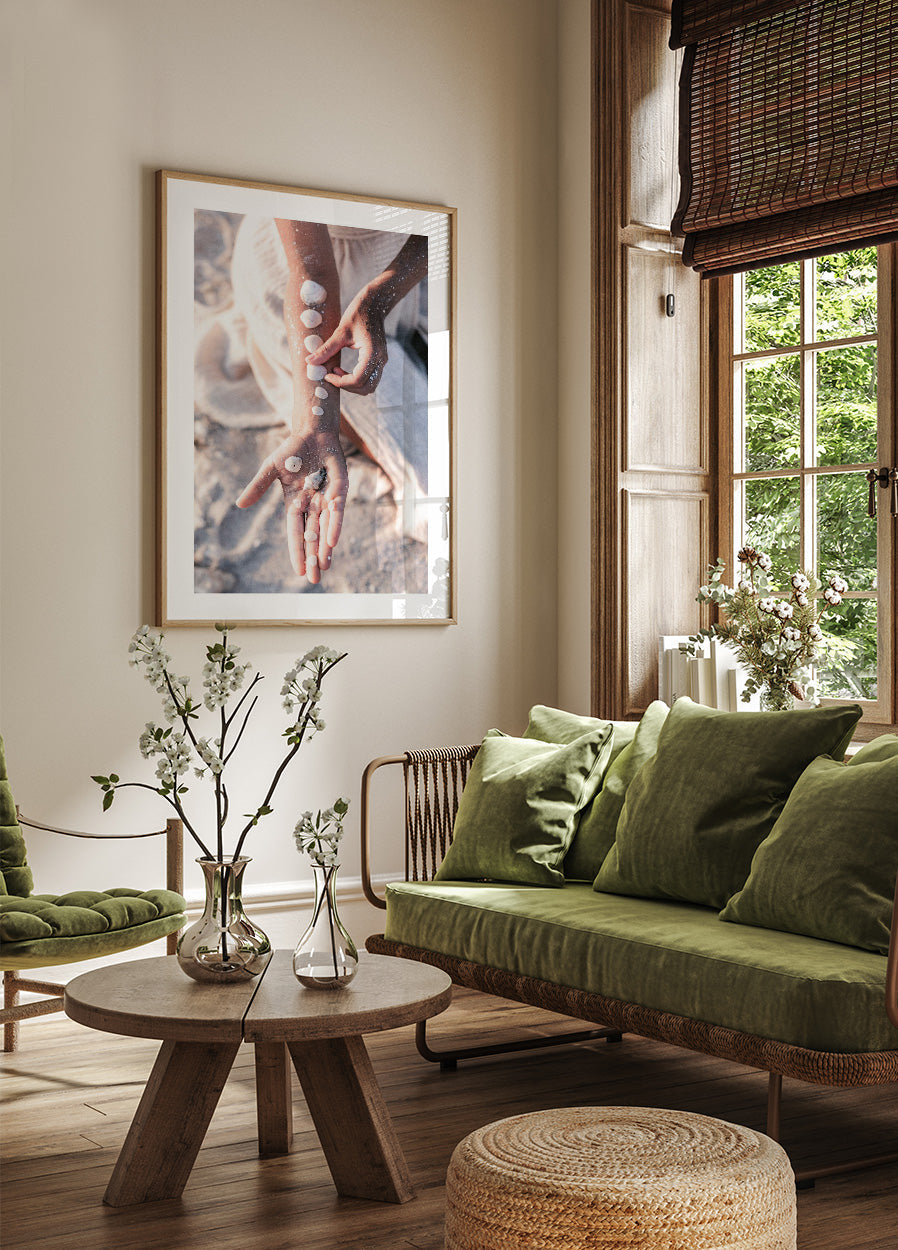 Picking Seashells Poster - Posterbox.no