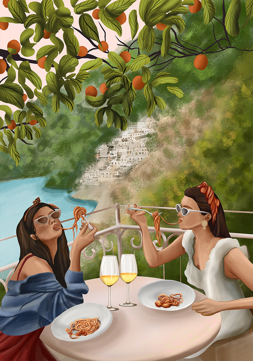 Tasting the Amalfi Breeze Poster