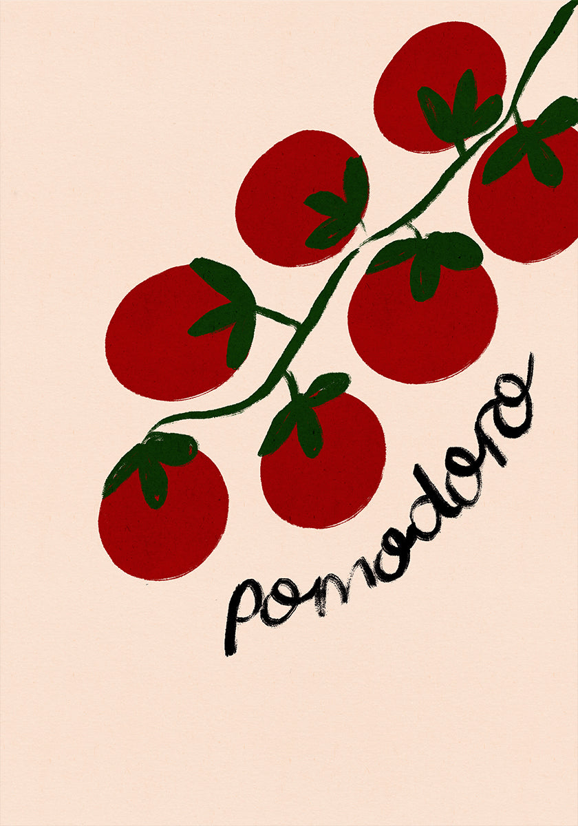 Pomodoro Tomato Italian Food Poster