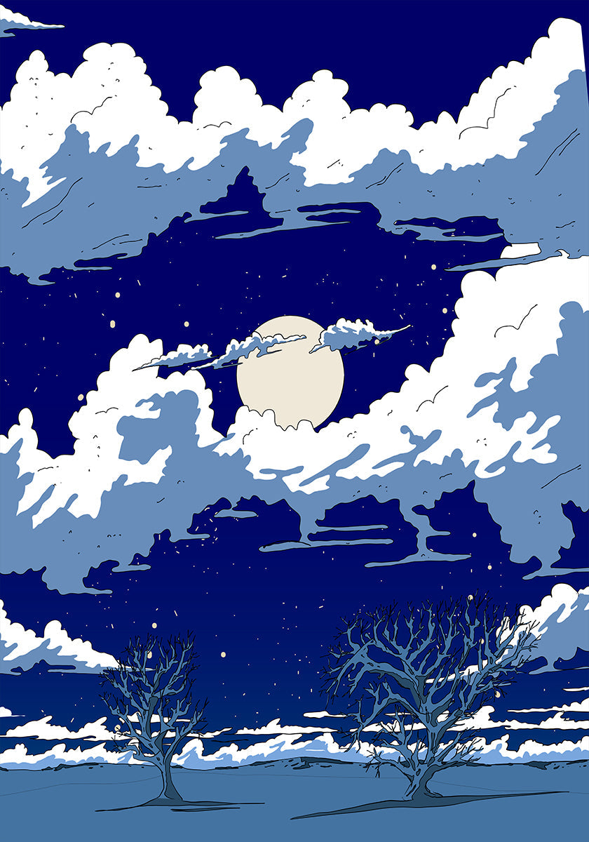 Sky and Stars Poster