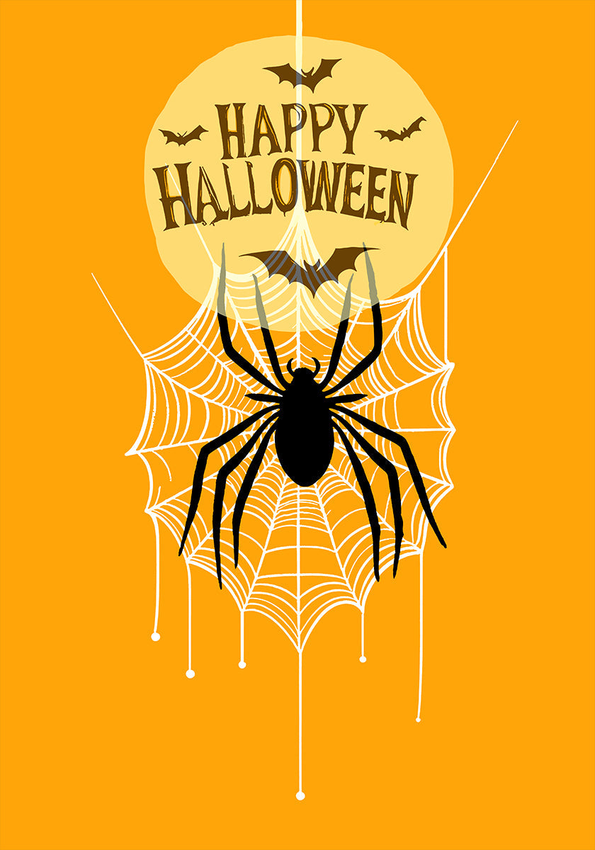 Retro Spooktacular: A Groovy Halloween Vibe Poster