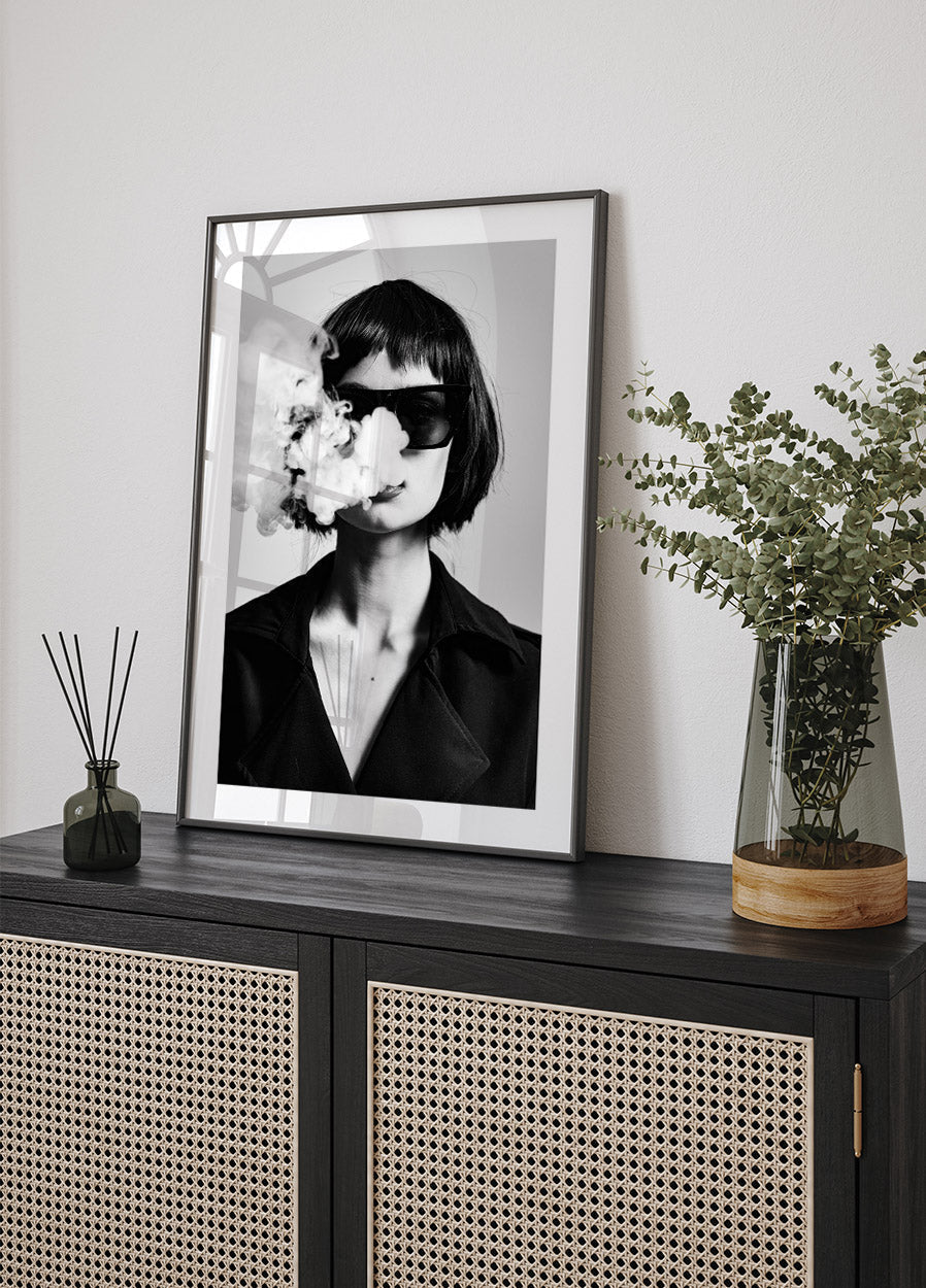 Smoke in the Face Poster - Posterbox.no