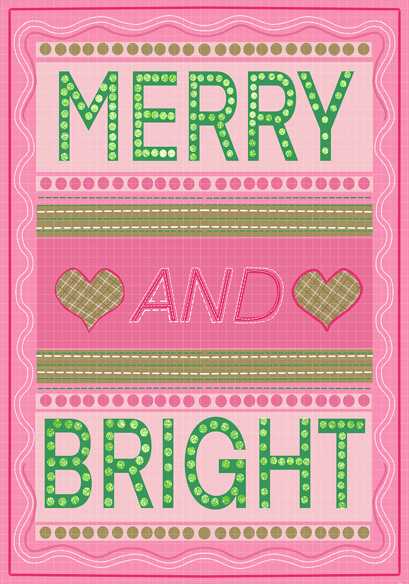 Merry and Bright Christmas Poster