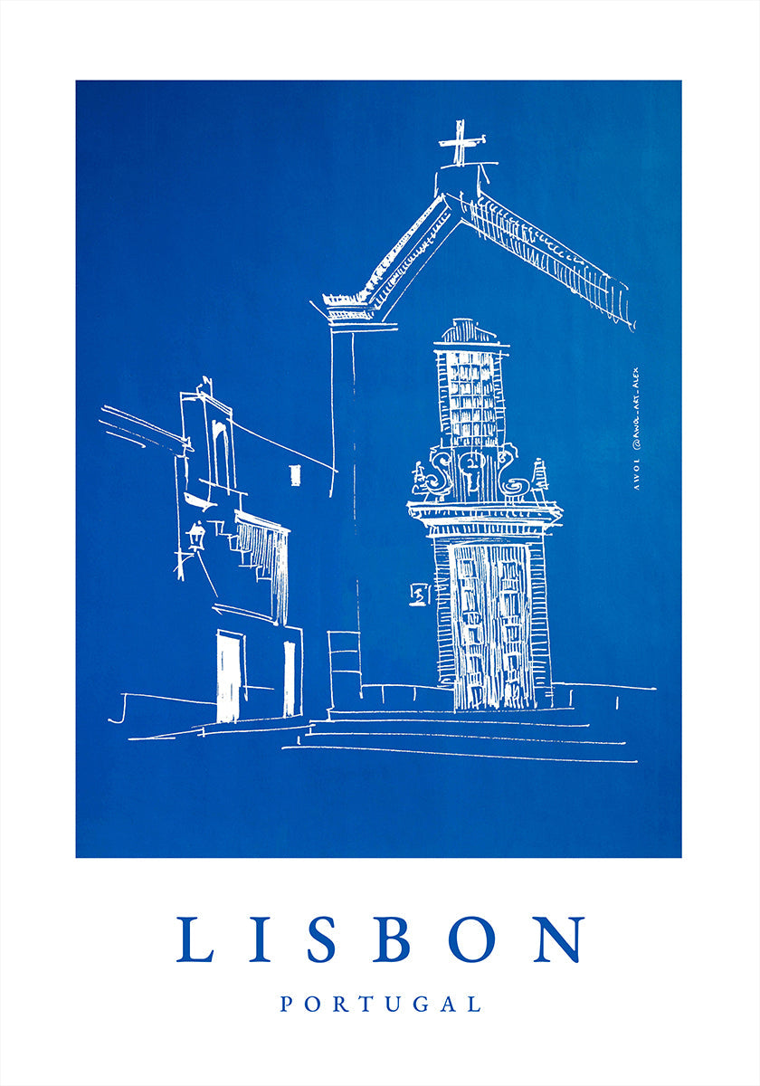 Portugal Blues: Lisbon Poster