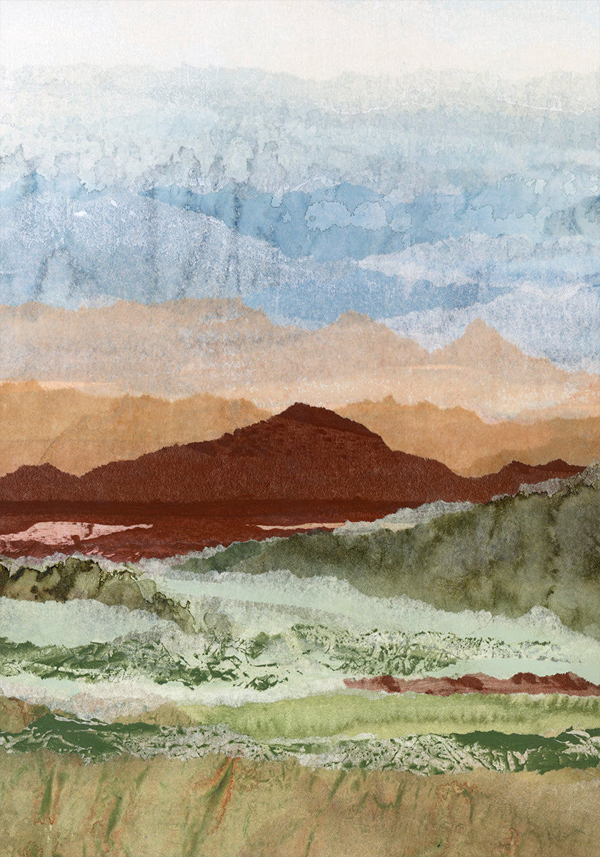 Plateau Mirage Portrait Poster