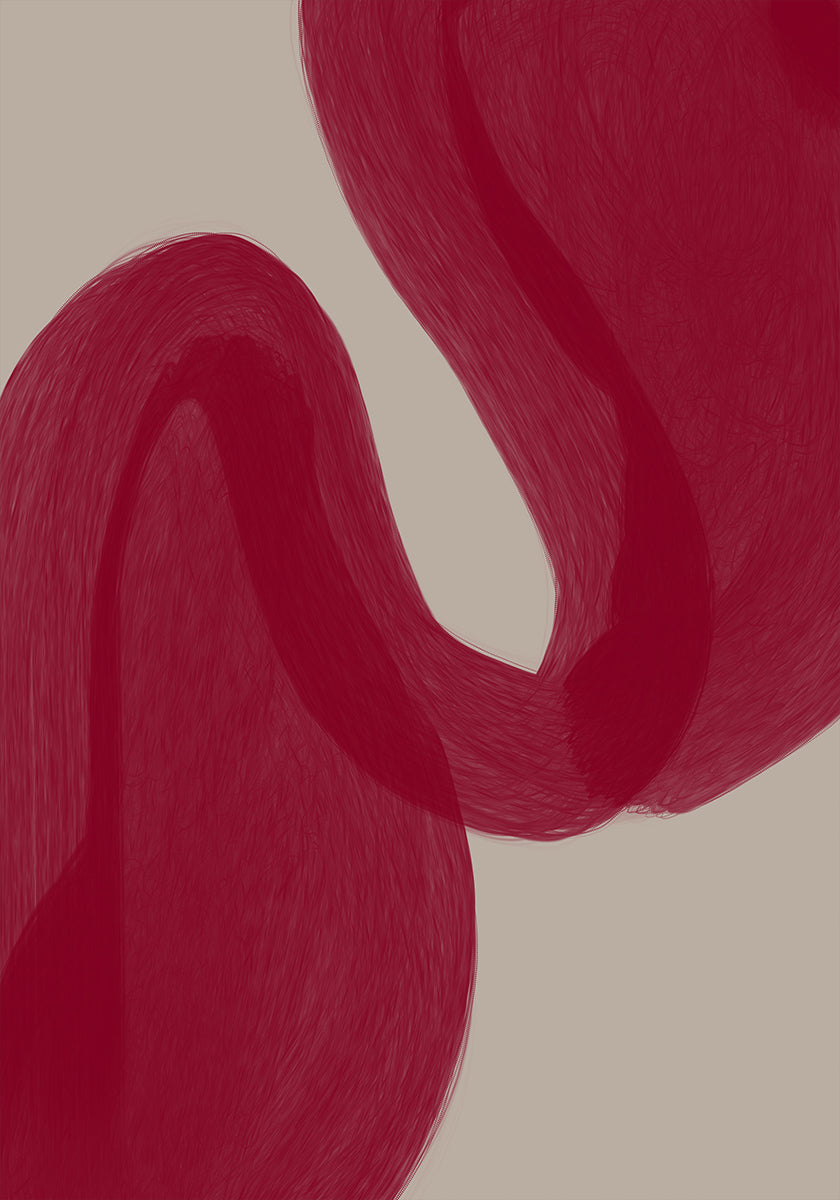 Color Palette Burgundy 2 Copy Poster