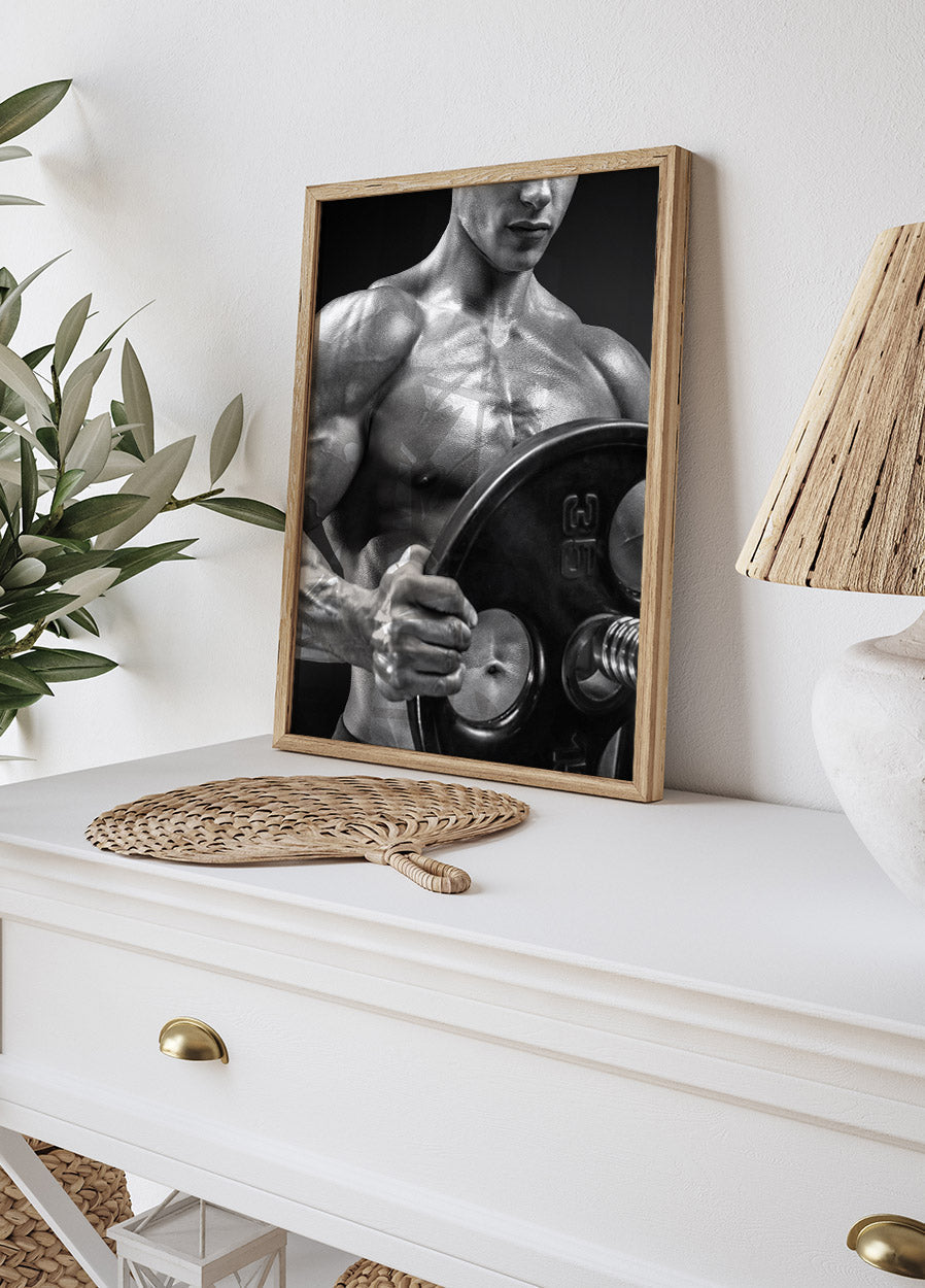 Unleash Your Strength with Weight Training Poster - Posterbox.no