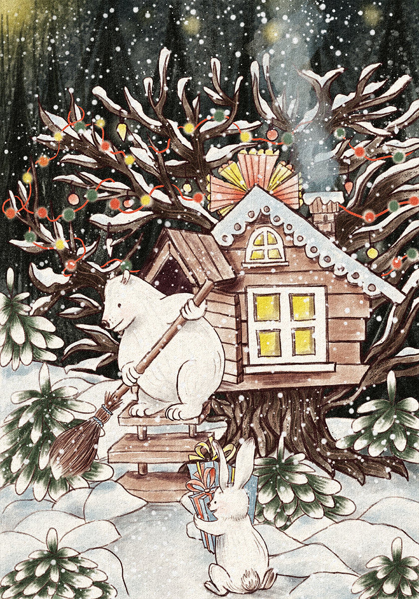 Christmas Treehouse Poster