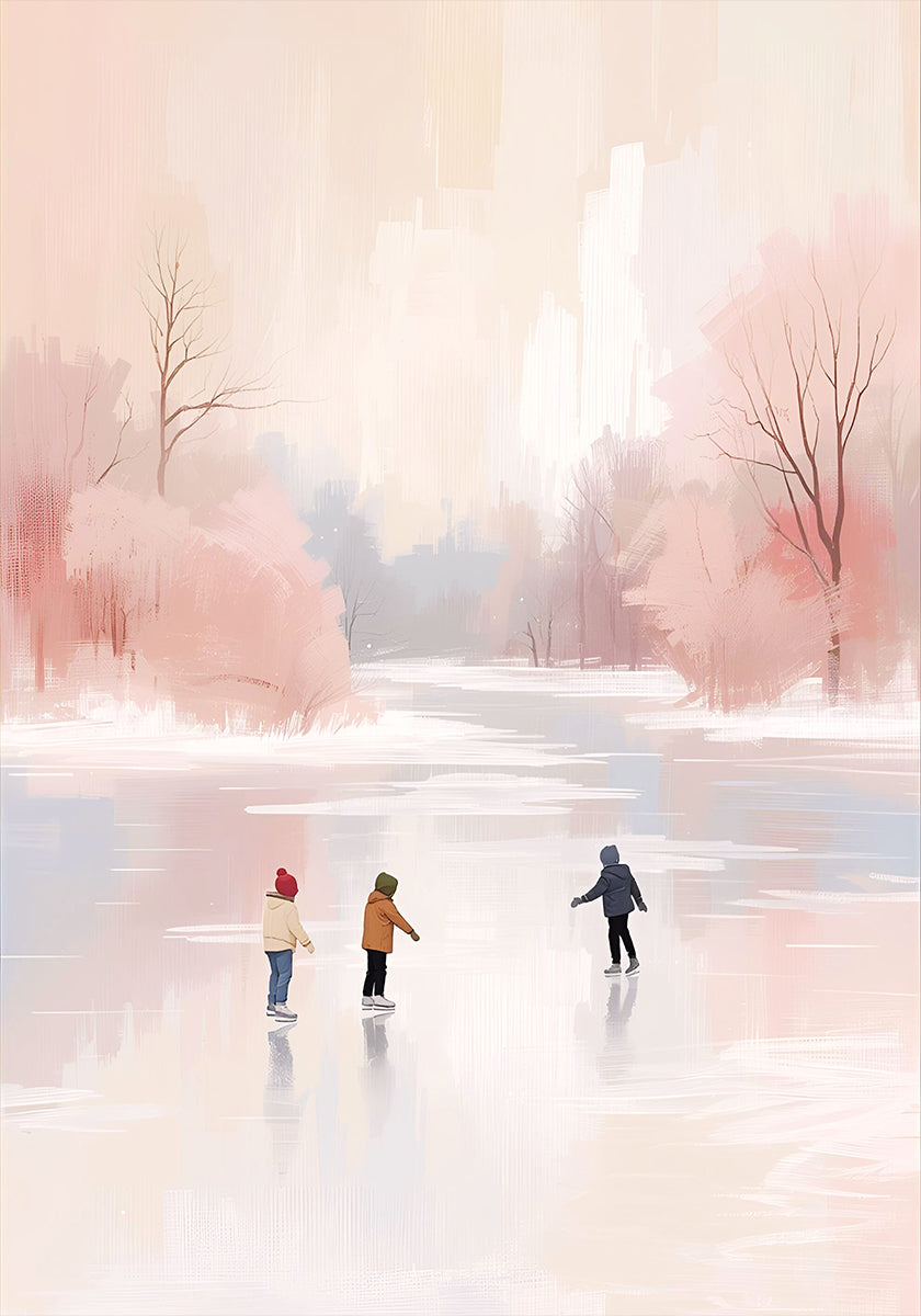 Ice Skating Poster