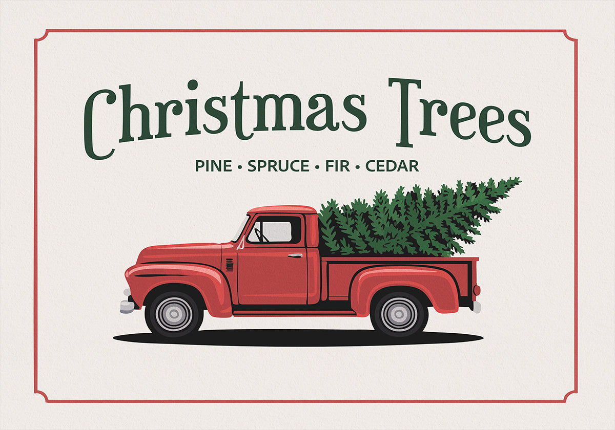 Christmas Trees Poster