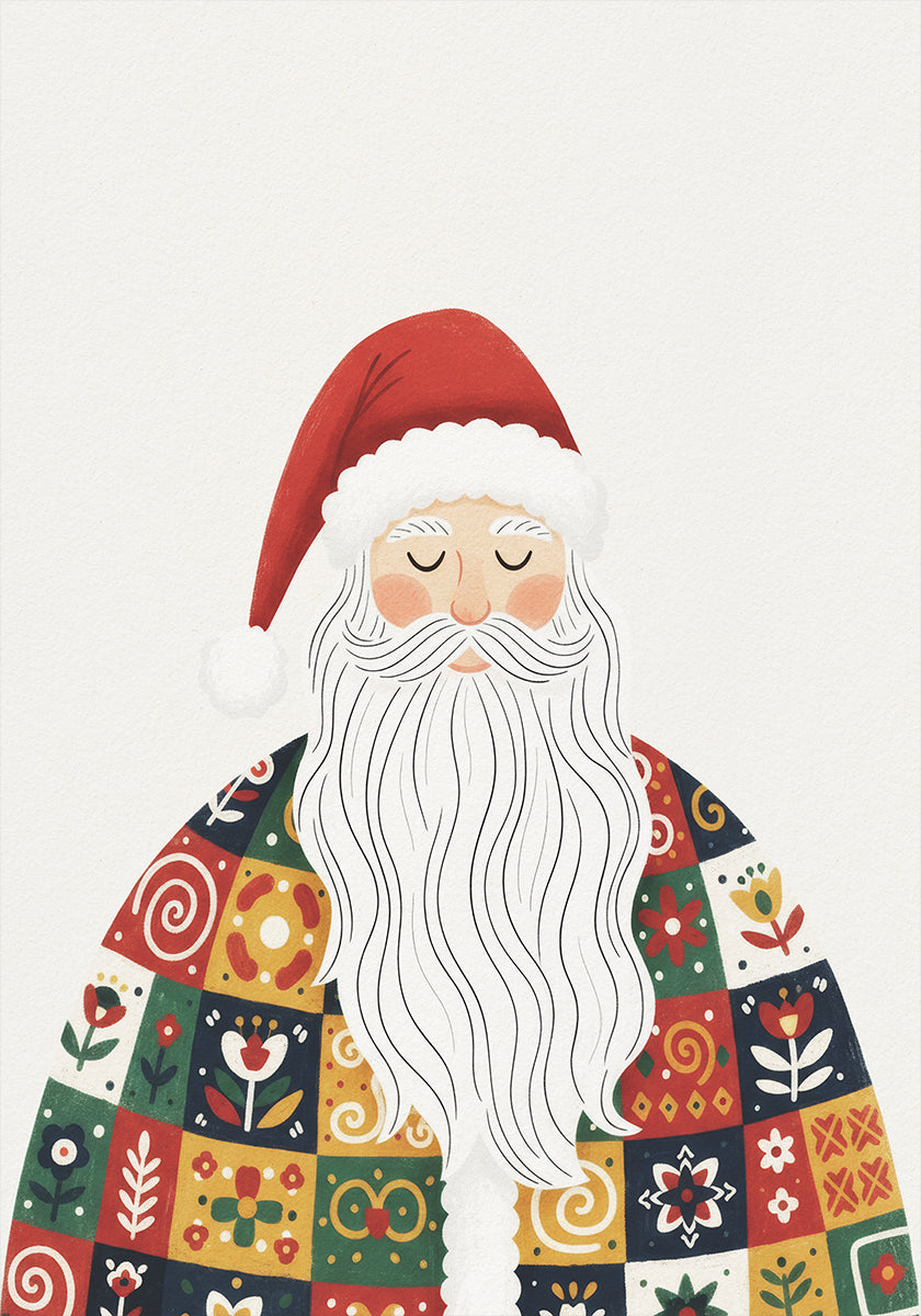 Calm Santa No 1 Poster