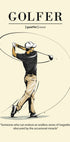 Golfer Explained Poster - Posterbox.no
