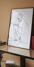Golf Line Art Poster - Posterbox.no