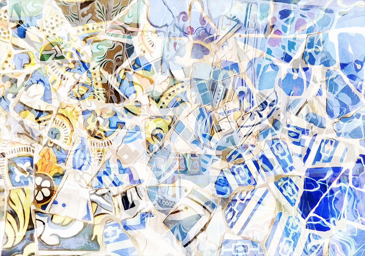 Mosaic of Barcelona 01 (NEW) - Posterbox