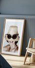 Hat with Sunglasses Poster - Posterbox.no