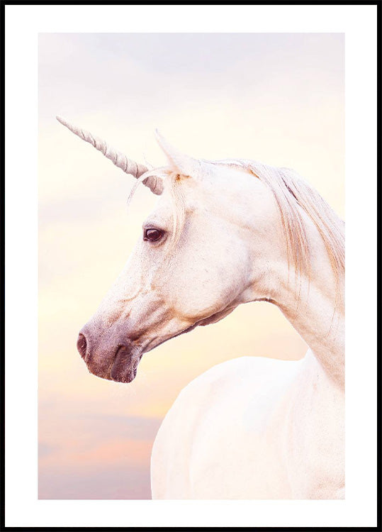 Unicorn Portrait Poster - Posterbox.no