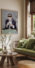 Gambler at Card Table Vintage Poster - Posterbox.no