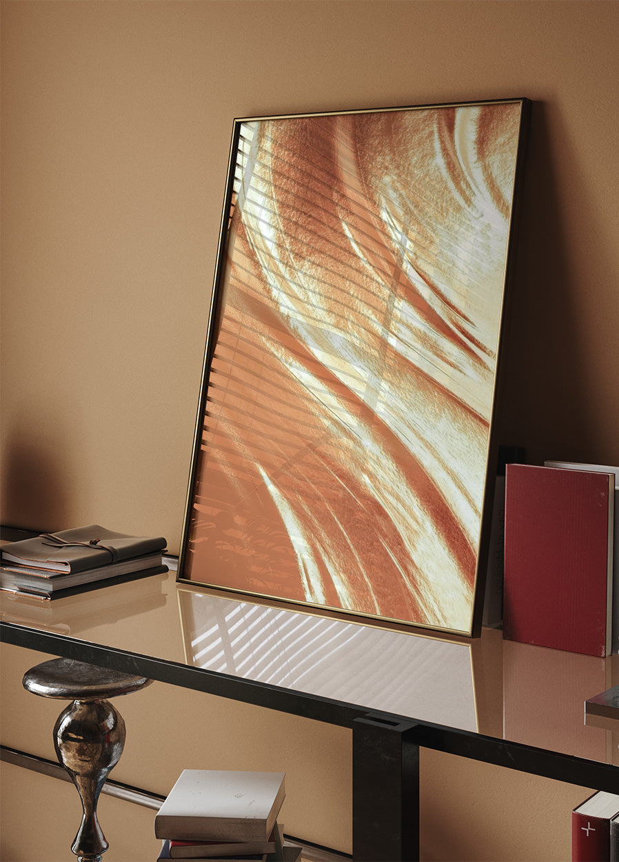 Golden Liquid Poster - Posterbox.no