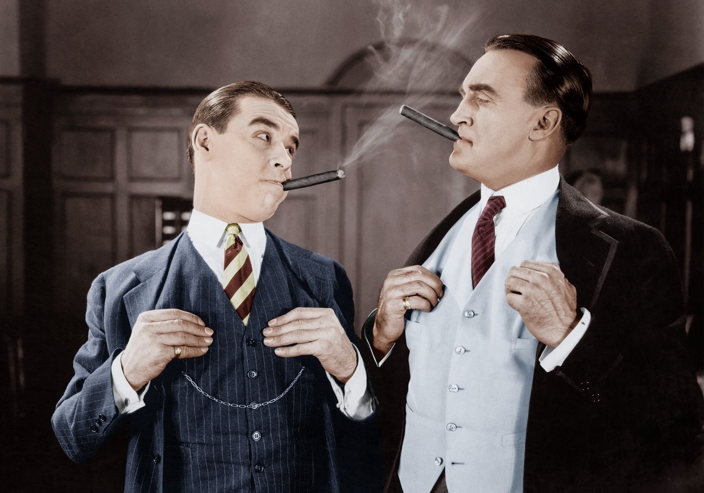 Smoking Cigars Poster - Posterbox.no