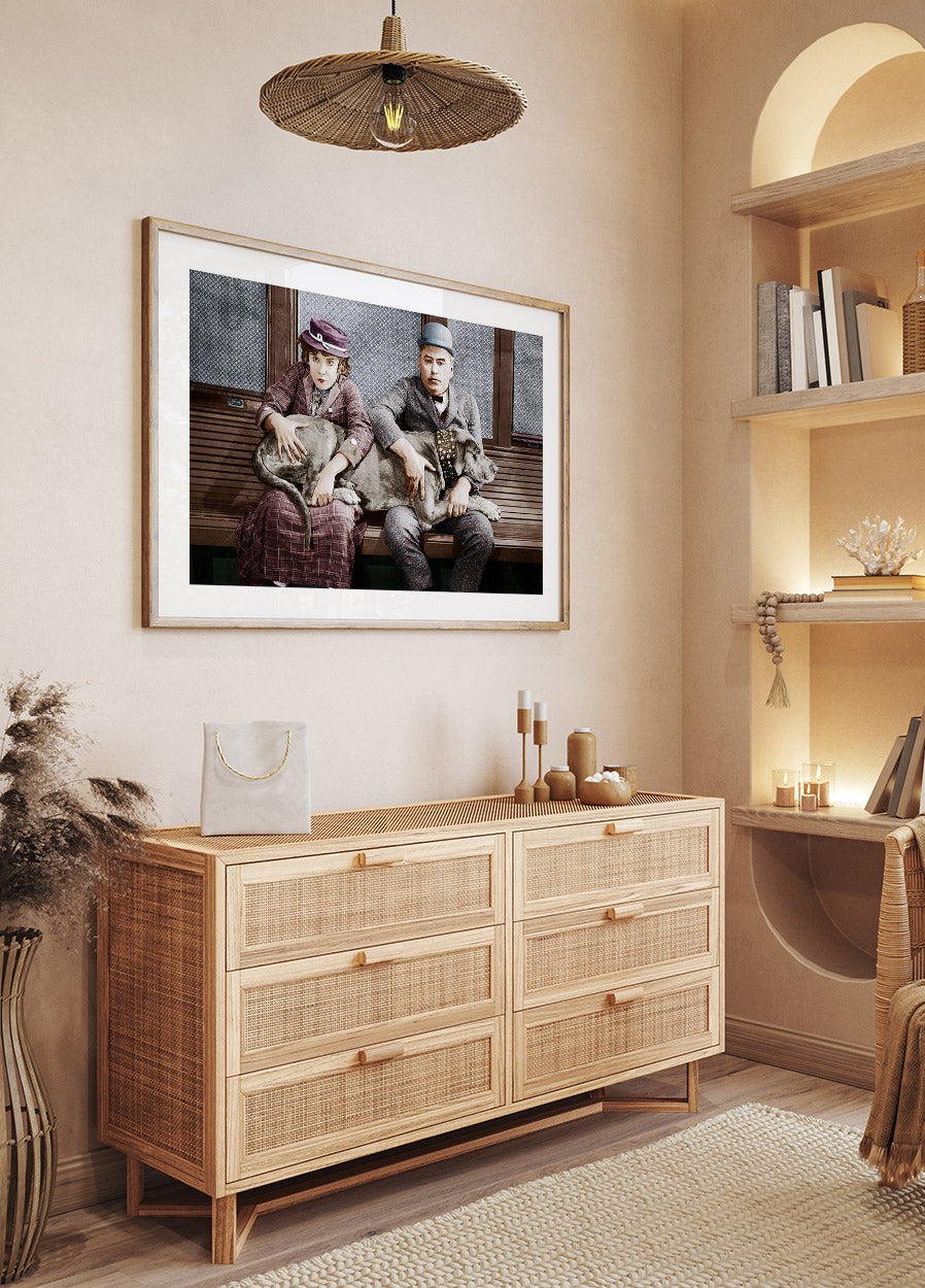 Dog in Lap Poster - Posterbox.no