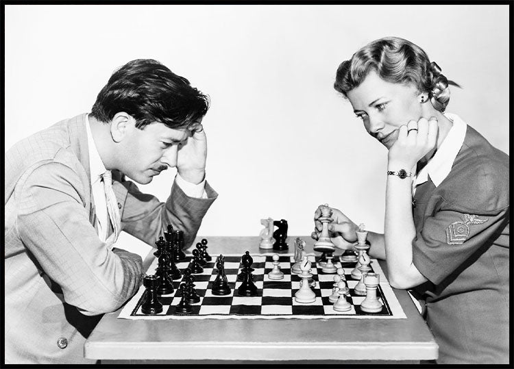 Chess Players Poster - Posterbox.no