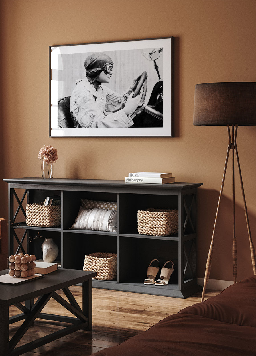 Female Racecar Driver Poster - Posterbox.no