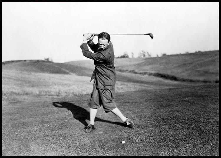 Vintage Golfer Poster - Posterbox.no