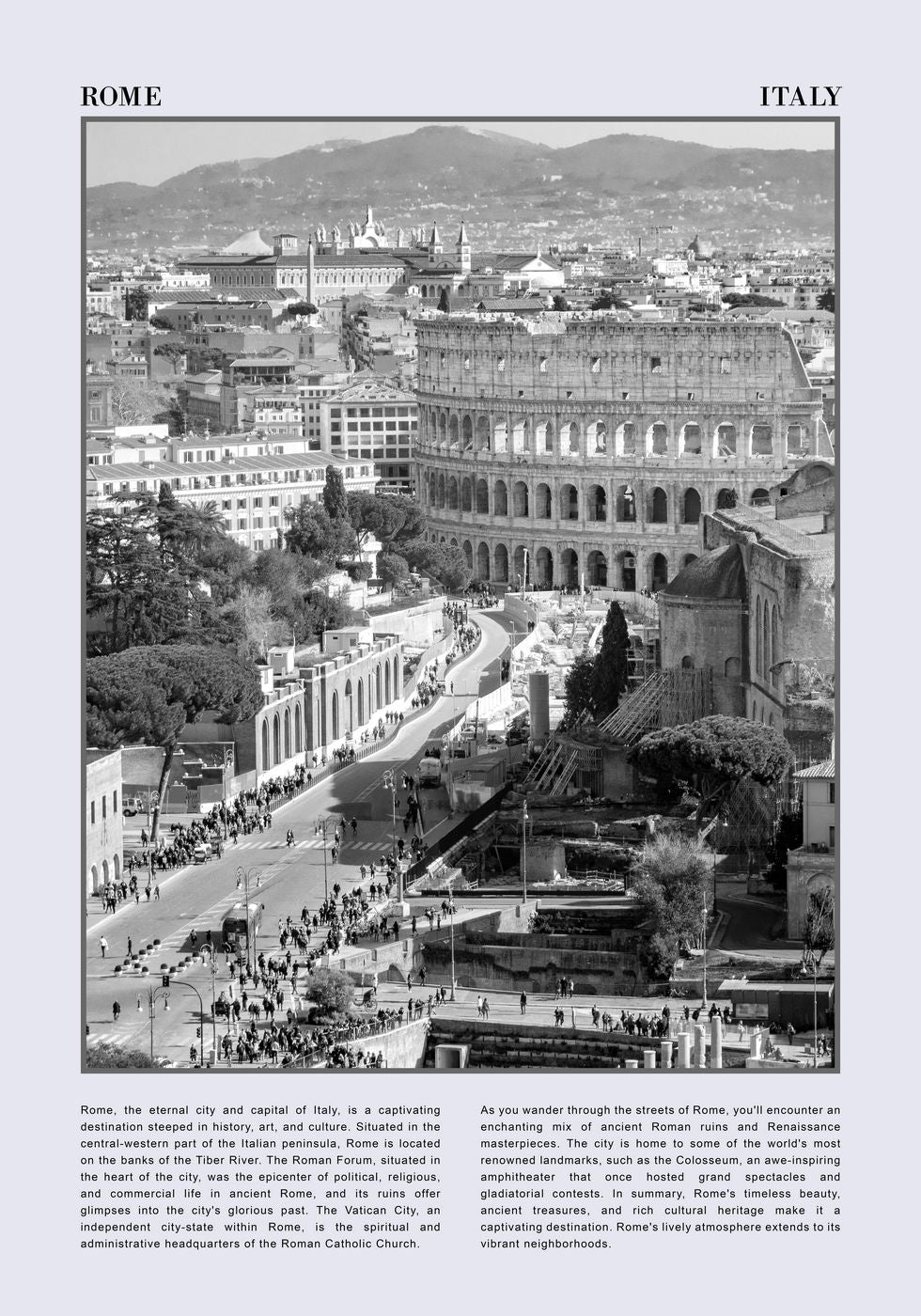 This Is Rome City Poster - Posterbox.no