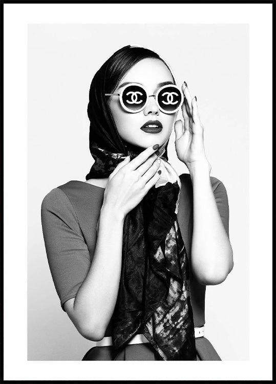 Fashion Sunglasses Poster - Posterbox.no