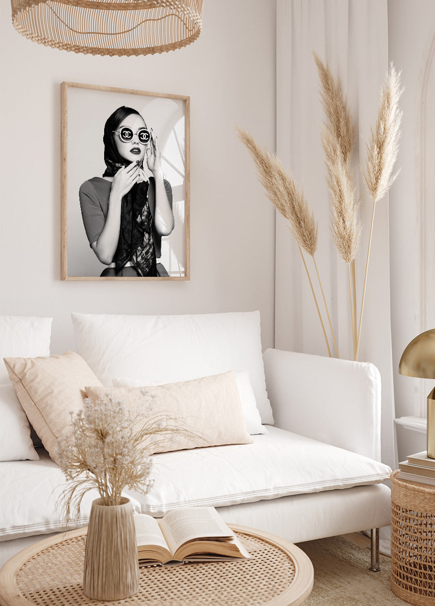 Fashion Sunglasses Poster - Posterbox.no