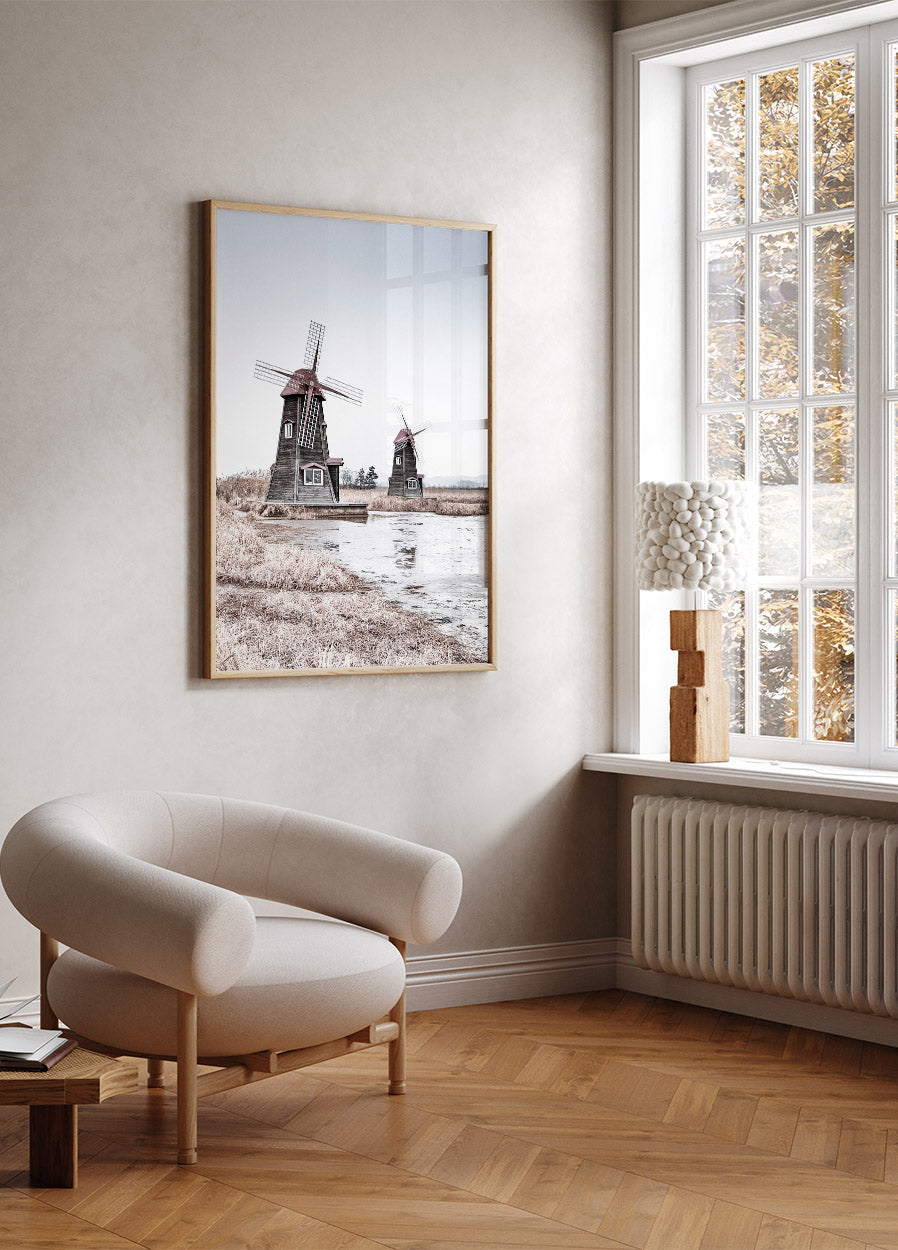 Old Wind Mills Poster - Posterbox.no