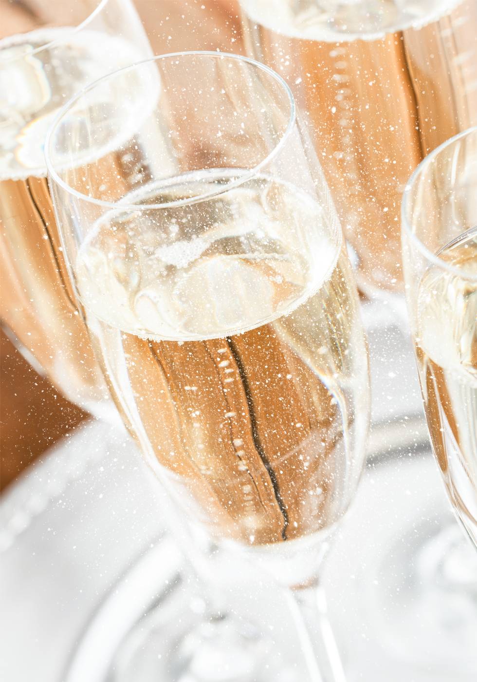 Glittery Champagne Poster - Posterbox.no