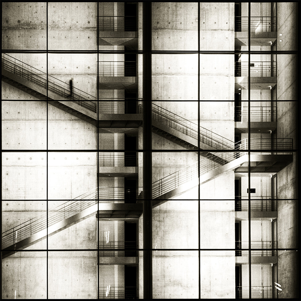 Abstract Stairs Poster