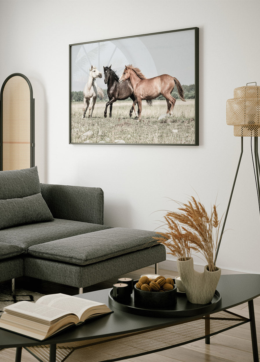 Three Horses Poster - Posterbox.no