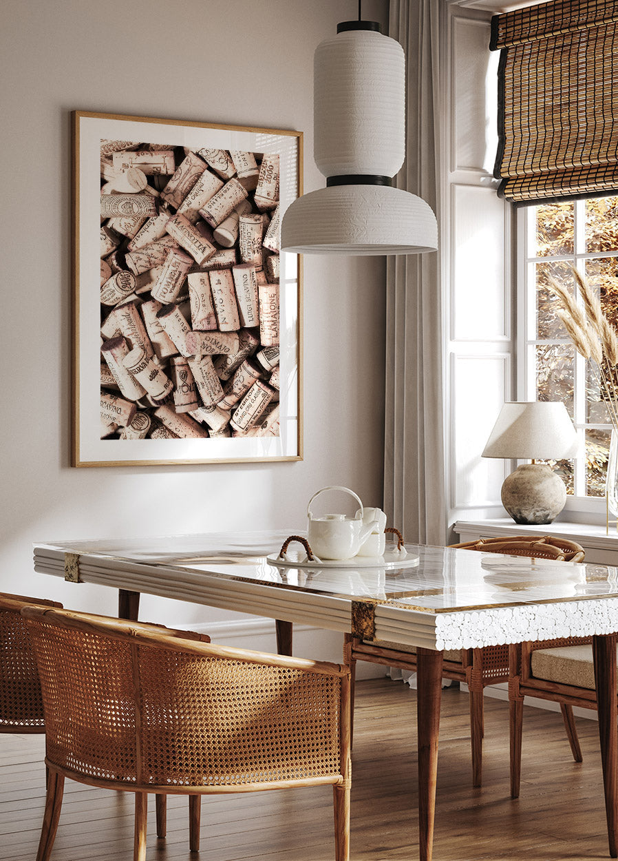 Wine Corks Collection Poster - Posterbox.no