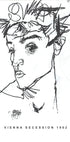 Egon Schiele Self Portrait Poster - Posterbox.no