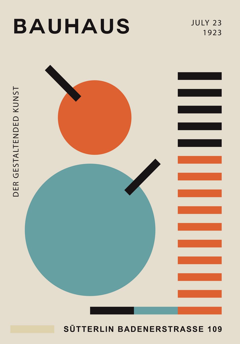 Bauhaus Art Poster - Posterbox.no