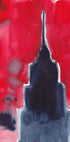 Empire State Building In Red (NEW) - Posterbox