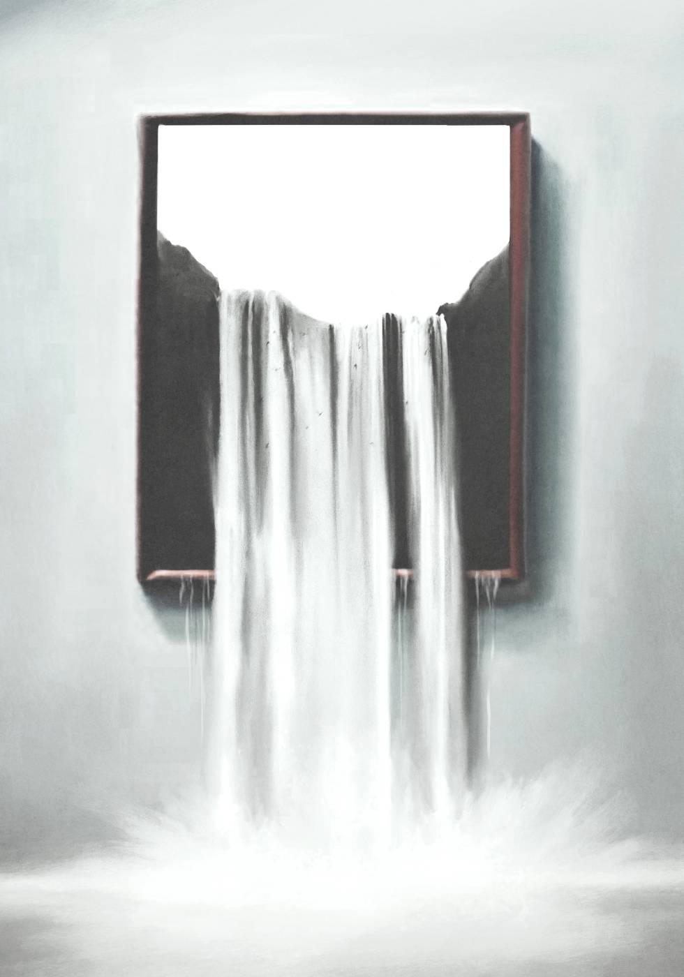 Surreal Waterfall Poster - Posterbox.no