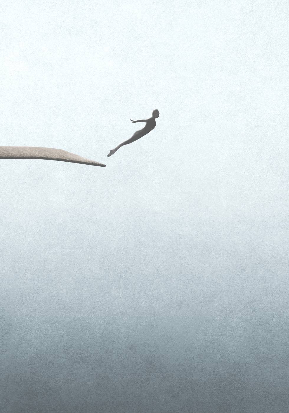 Jumping in the Void Poster - Posterbox.no