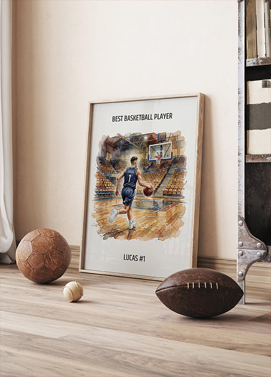 Youth Basketball Boy Personal - Posterbox