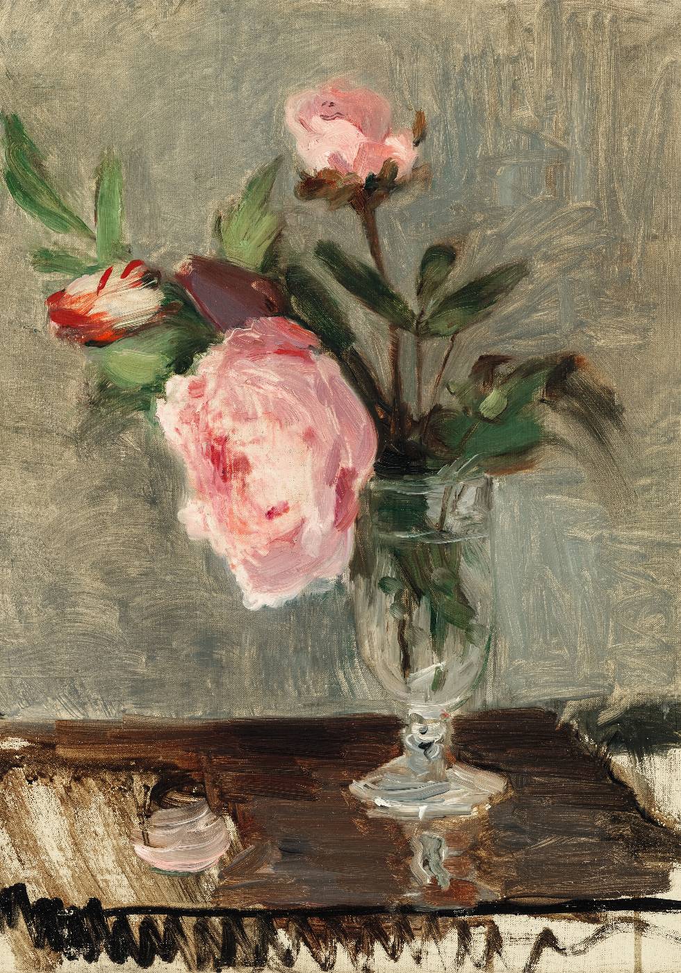 Peonies by Berthe Morisot Poster - Posterbox.no