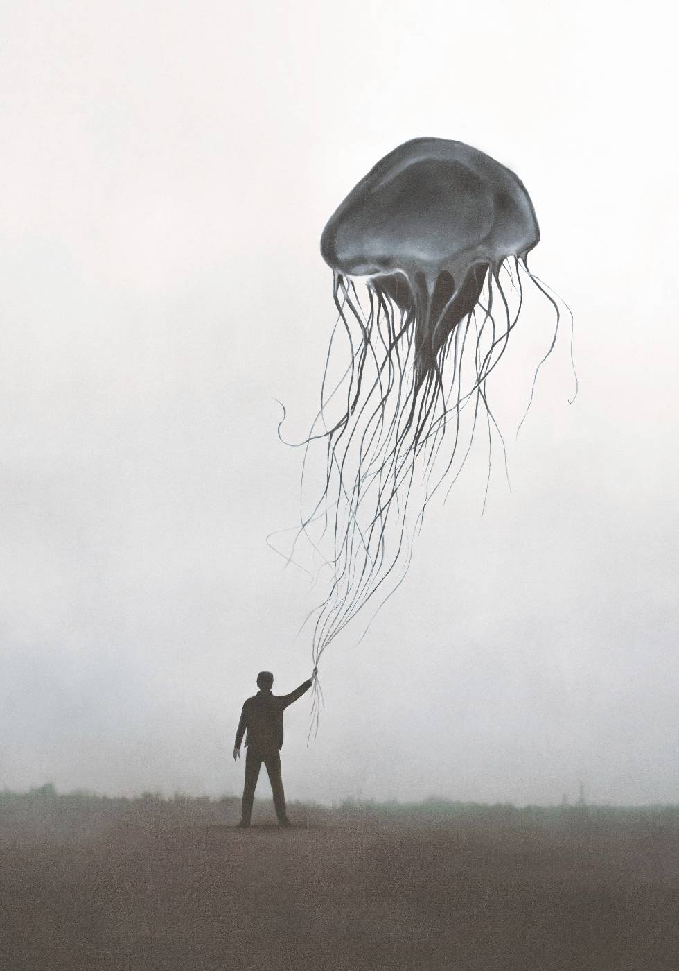 Jellyfish Balloon Poster - Posterbox.no