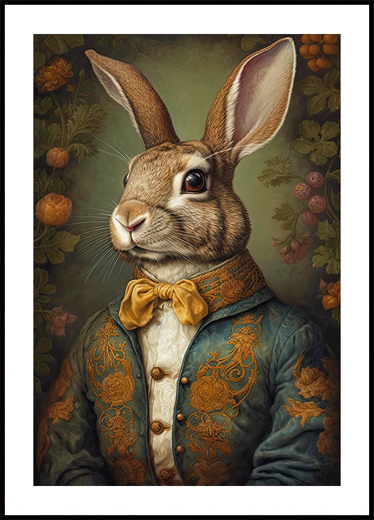 Regal Rabbit Portrait (NEW) - Posterbox