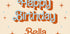 Retro Happy Birthday Personal Poster - Posterbox