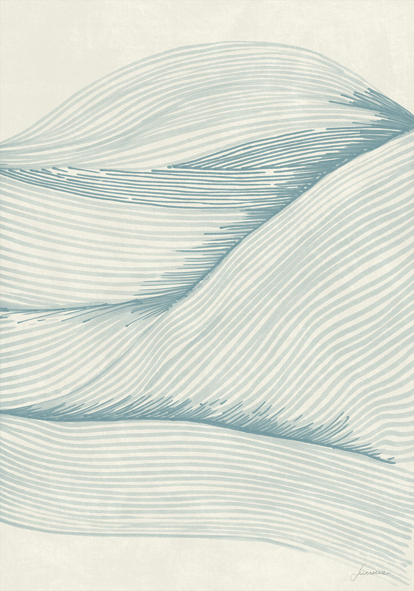 Ocean in lines 02 (NEW) - Posterbox