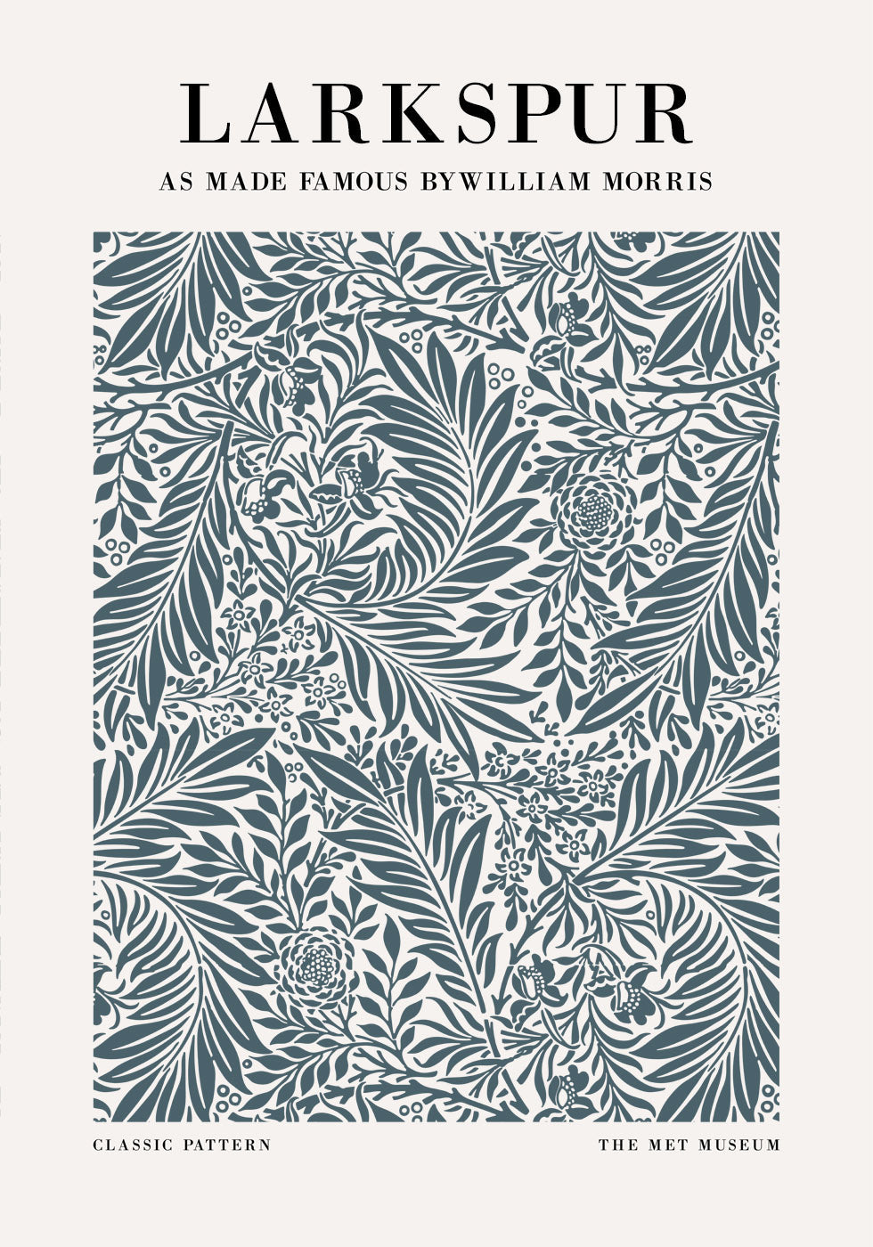 William Morris Larkspur Poster - Posterbox.no