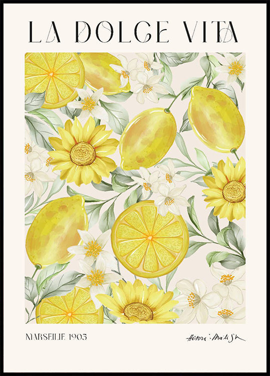 Lemons Poster - Posterbox.dk